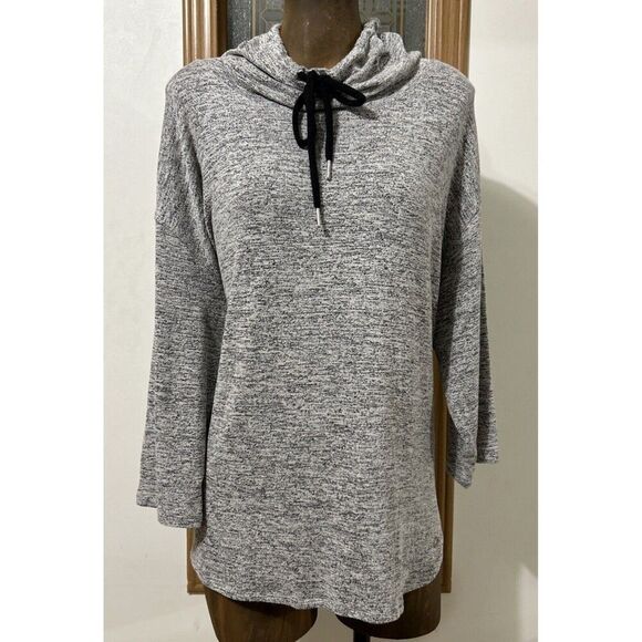 Calvin Klein Performance Sweater Women’s Size 2X Gray Cowl Neck Stretch … - Picture 1 of 6